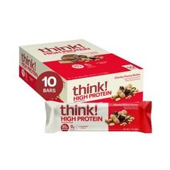 think! Protein Bars, High Protein Snacks, Gluten Free, Kosher Friendly, Chunk…