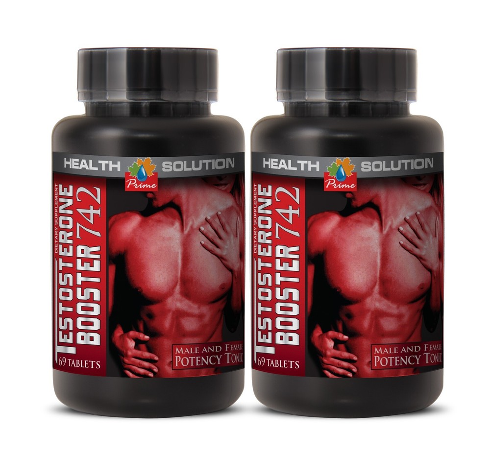 Increased Focus – TESTOSTERONE BOOSTER 742 – Strength Energy 2 Bottles 120 Capsu