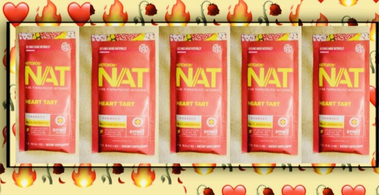 5 Pruvit KETO NAT Heart Tart CHARGED Tastes like the Candy FATLOSS ENERGY