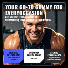 Creatine Monohydrate Gummies, NSF Certified, 5g Dose for Men & Women to Suppo…