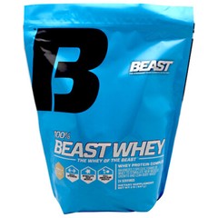 Beast Whey (2 Lb 24 servgs), (4 Lbs 48 Servgs) Vanilla Flavor, 25 G. protein