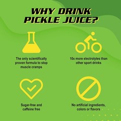 Pickle Juice Sports Drink Shots, Extra Strength – 2.5 Fl Oz (Pack of 24)