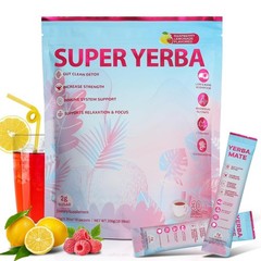 Super Yerba Mate Instant Powder, Yerba Mate with Lions Mane, Ashwagandha