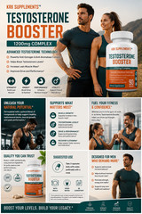 1 Testosterone Booster Tribulus Terrestris Chrysin Low Test Boost Natural
