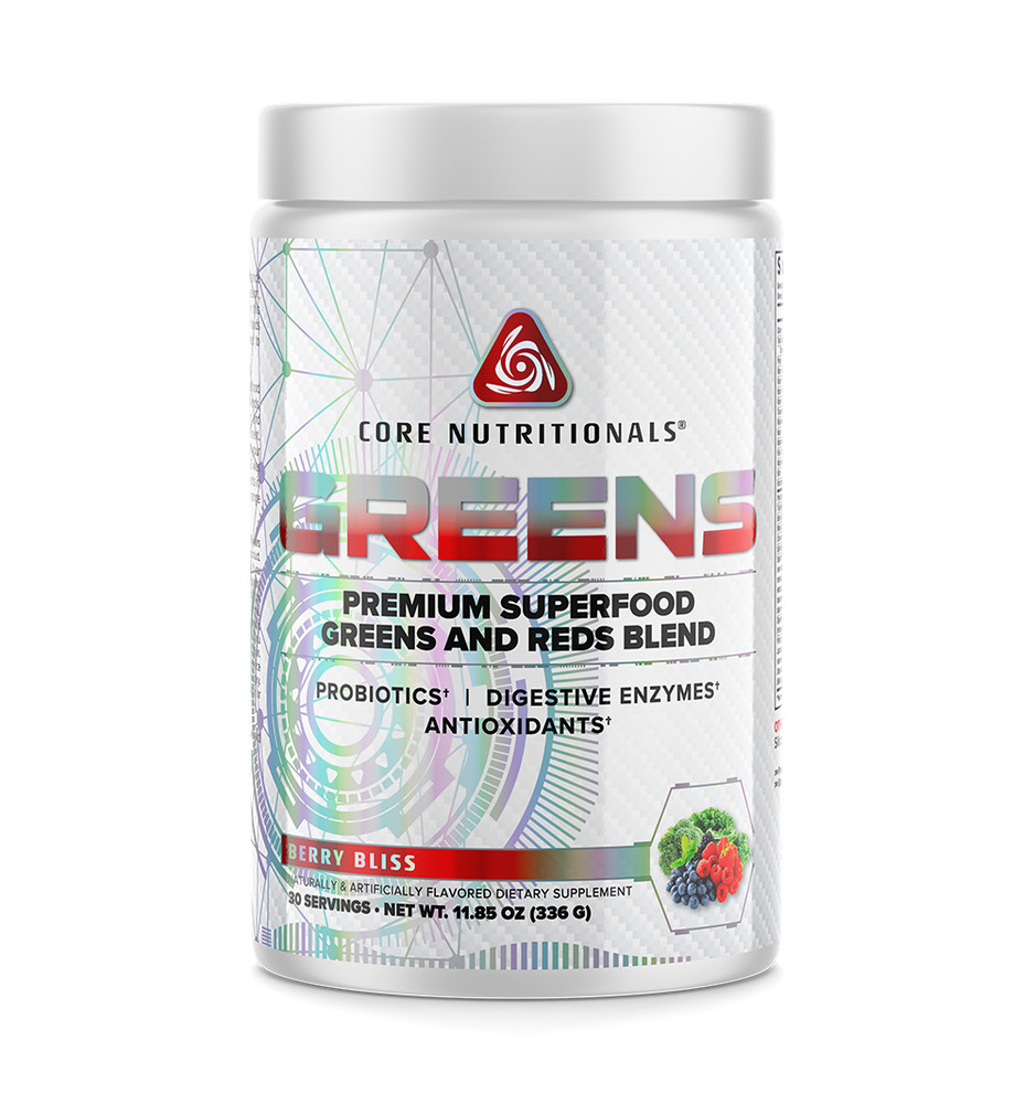 Core Nutritionals Greens Platinum Premium Superfood Blend 30 Serv (Berry Bliss)