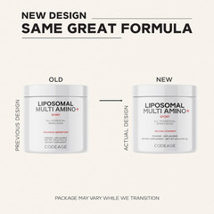 Codeage Liposomal Multi Amino Powder Supplement – BCAA & EAA Supplement All 9 Es