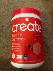 Create Creatine Gummies Monohydrate 5g Muscle Growth Recovery Strength New