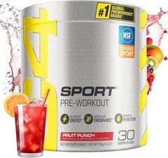 2 Cellucor C4 Sport Pre Workout Powder Fruit Punch 30 Servings BEST BY 4/2026
