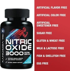 Extra Strength Nitric Oxide Supplement L Arginine 3X Strength -Citrulline Malate