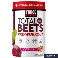 Pre-Workout Powder Beet Root Watermelon 250mg Caffeine 30 Servings