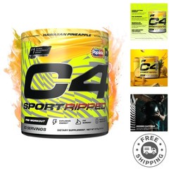 NSF Certified Pre Workout Powder – Ripped Sport with 200mg Caffeine, 20 Servings