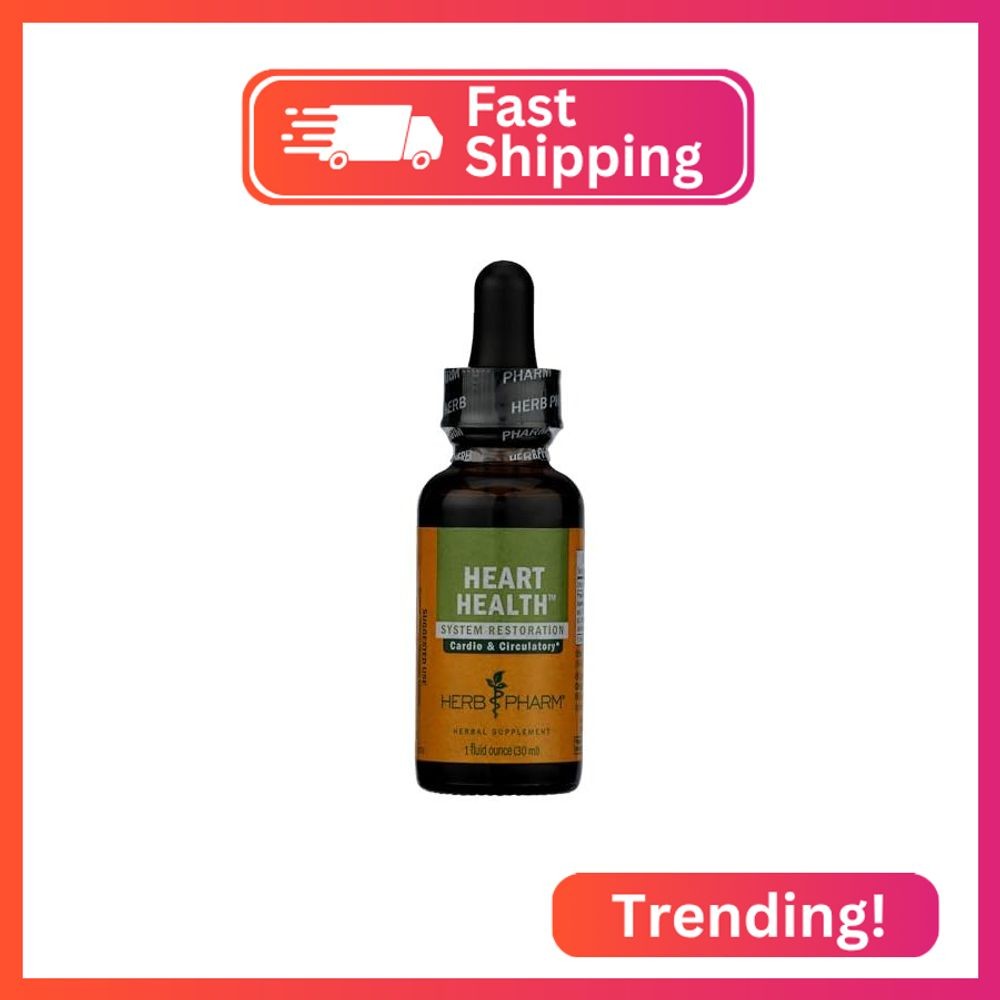 Herb Pharm Heart Health Liquid Herbal Formula with Hawthorn for Cardiovascular S