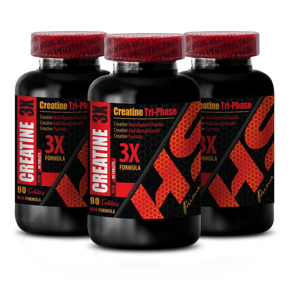 high performance supplements – CREATINE 3X – Dynamic Muscle Fuel – 3Bot 270Tabs