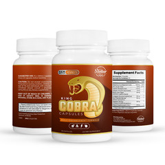 4 Pack King Cobra Capsules for Men-New Improved Formula-90 Capsules x4
