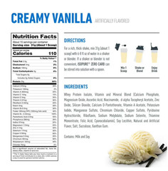 Isopure Zero Carb 100% Whey Protein Isolate Vanilla 15 Servings 25g Protein