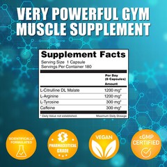 LA MUSCLE Vasculator EXTREME – Instant Muscle Strength Boost Pre / Intra Workout