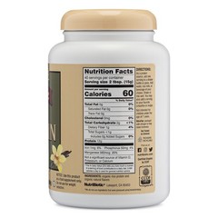 NutriBiotic Organic Rice Protein, Vanilla Protein Powder 21.16 Oz (1 Lb 5 Oz)
