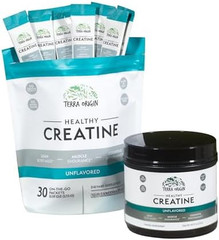 Creatine Monohydrate Bundle | 130 Servings Stick Pack and Jar Combo | Support fo