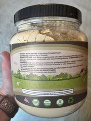 TruHeight Vanilla Protein Powder Shake Mix, Gluten-Free, GMO-Free, Unisex