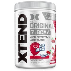 BCAA Powder for Muscle Recovery & Hydration, 7g BCAAs, Sugar-Free, Cherry Flavor