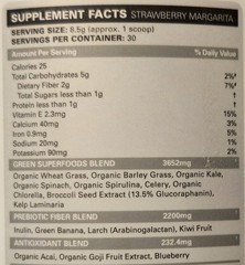 EHPlabs OXYGREENS powder 9oz ( 30 Servings ) Natural Pineapple Fla BEST BY 08/26