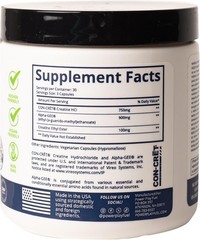 PowerPlay Fuel CREATINE HCl + Recovery Capsules for Muscle & Brain Health – 90ct