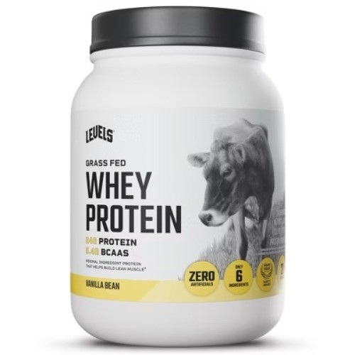 Levels Grass Fed Whey Protein Powder – Vanilla – 23.7oz