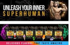 Alpha-Lion SUPERHUMAN PRE-WORK 12 oz (21 Serv) Berry Melon Breeze BEST BY 10/26