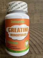 Creatine Monohydrate 2500mg Per Serving 90 Capsules