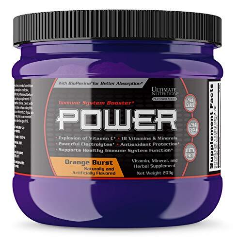 Power Vitamin C Immune Booster with 18 Vitamins and Minerals – Orange Burst
