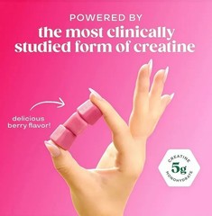 Bloom NEW Creatine Monohydrate Gummies& Sugar Free Creatine US& 5g Per Serving