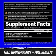 Alpha Lion Gains Candy RipFactor for Muscle Strength & Size 60 Capsules New