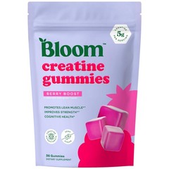 Bloom Creatine Monohydrate Gummies, 5g Per Serving, Sugar Free Creatine Gummy…
