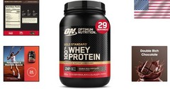 Gluten Free & Keto-Friendly Whey Protein Powder – 2 lb Double Rich Chocolate