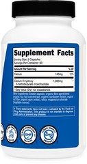 Nutricost HMB (Beta-Hydroxy 120 Count (Pack of 1), Multicolor