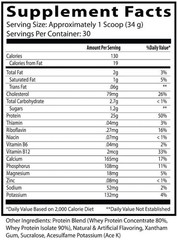 Muscle Building Insane Whey Protein – 30 Servings Vanilla, No Clumps Guarantee