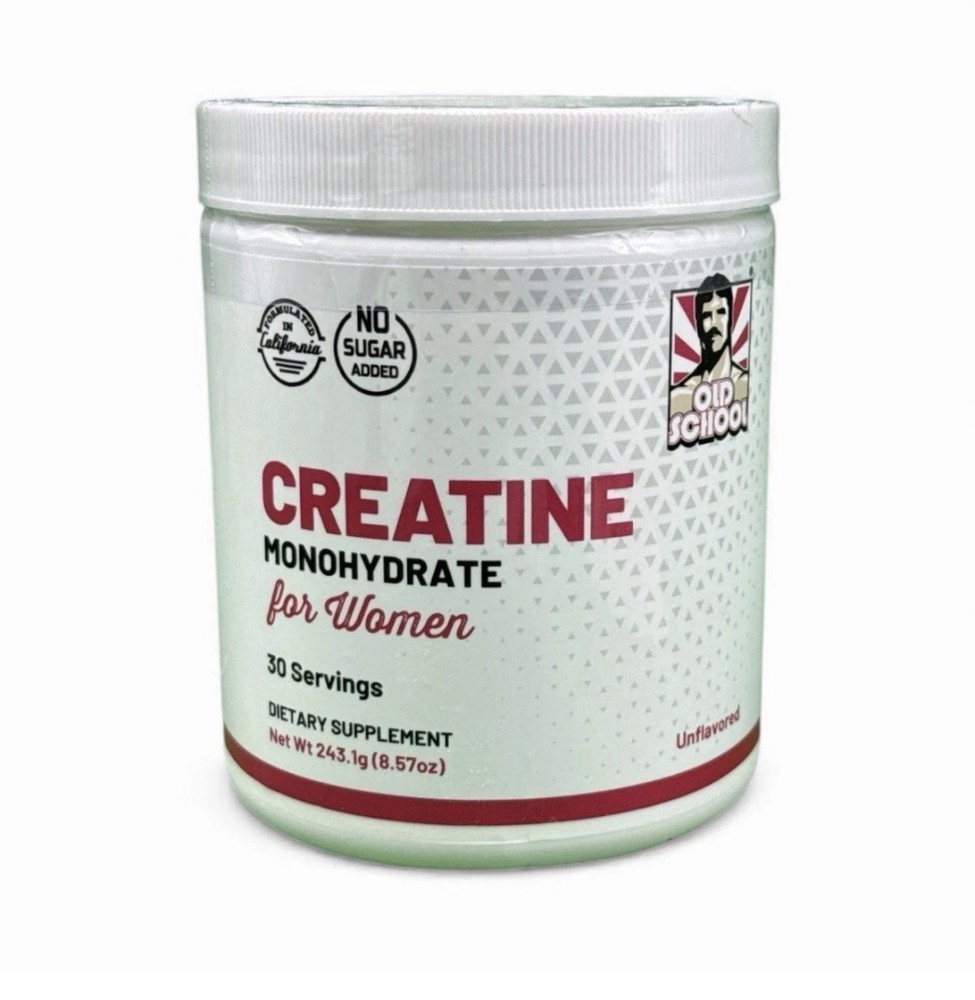 Old School Labs® Creatine Monohydrate for Women 243g/8.57oz. 30 Servings Powder