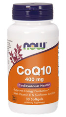 Now Foods – Coenzyme Coq10 400mg- 30 Capsules
