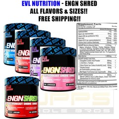 EVL Evlution Pre Workout – ENGN – ENGN SHRED -ENGN FOCUS – ENGN PUMP – ALL