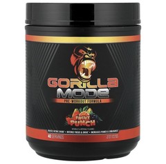 Gorilla Mode Pre-Workout Fruit Punch – 40 servings