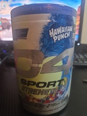 C4 Sport Strength Hawaiian Punch Berry Blue Typhoon Pre-Workout 20 Servings 406g