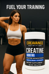 Creatine Monohydrate 500g | 5g Per Serving | Micronized Creavance Nutrition