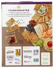 Multi-Grain Sea Salt Crunchmaster Rice Crackers 3.54 Oz 100 G 30G 6 Pack