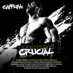 Caffeine Pills – Pharmaceutical-Grade Pure Caffeine Supplement for Boosting Ener
