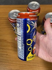 Lot of 4 – G Fuel Sonic The Hedgehog Peach Rings Limit Edition 16oz Cans – New