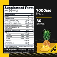 PrimaForce BCAA Powder (Pineapple Mango) – 2:1:1 BCAAs, Post-Workout Recovery