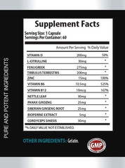Tribulus terrestris extract – TESTO BOOSTER 855mg – sex drive – 2 Bottles