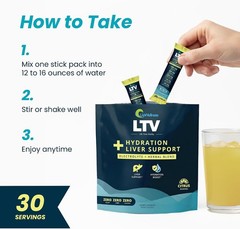LTV Hydration Packets: Physician-Formulated Liver Support Electrolytes Citrus…