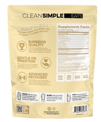 Clean Simple Eats Vanilla Whey Protein Powder 20 Grams Protein 30 Servings