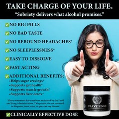 Crave Edge Alcohol Craving Support | Physician-Formulated | Anti Alcohol Repl…